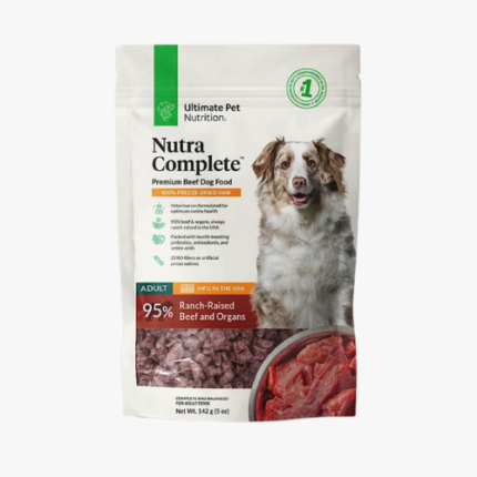 100% Freeze Dried Veterinarian Formulated Raw Dog Food