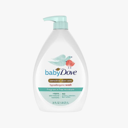Baby Dove Sensitive Skin Care Baby Wash For Baby Bath