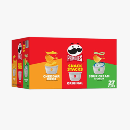Pringles Potato Crisps Chips, Lunch Snacks, Office and Kids Snacks, Snack Stacks